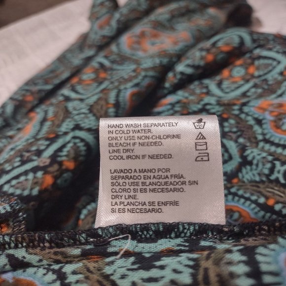 Patrons of Peace Teal Romper - Picture 11 of 11